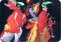 Festa in maschera in occasione del Carnevale a Calatabiano